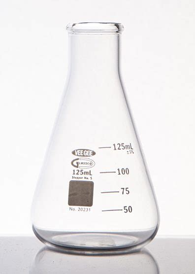 Erlenmeyer Flask Narrow Mouth Academic Line Bellco Glass Laboratory