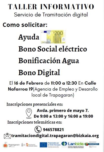 Agencia De Empleo Y Desarrollo Local Trapagaran Aedl Taller