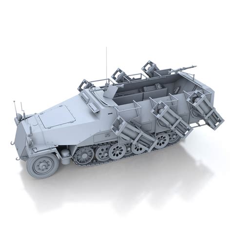 SD KFZ 251 Ausf D Stuka zu Fuss 3D 모델 TurboSquid 1389538