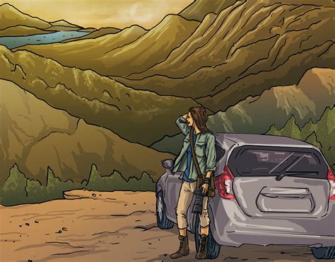 key visual sample illustrations  behance