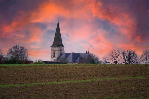 Church Tower Sunset Free Photo On Pixabay Pixabay