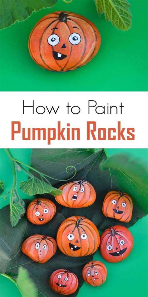 How To Paint Pumpkin Rocks Artofit