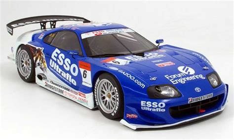 Diecast Model Cars Toyota Supra 1 43 Ebbro Fujitsu Blue No 37 Uk