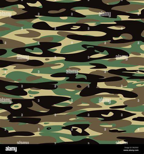 Vector Camouflage Pattern Stock Vector Image Art Alamy