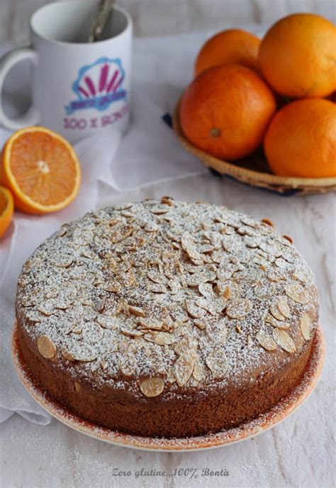 Torta All Arancia E Mandorle Morbida E Senza Glutine