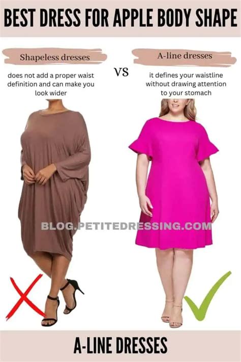 The Complete Dress Guide for Apple Body Shape - Petite Dressing