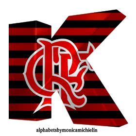 Alphabets By Monica Michielin Alfabeto Flamengo Vermelho Preto Logo