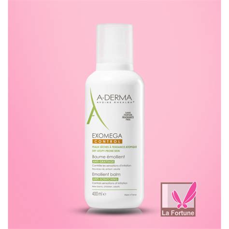 A DERMA EXOMEGA CONTROL BAUME ÉMOLLIENT 400ML