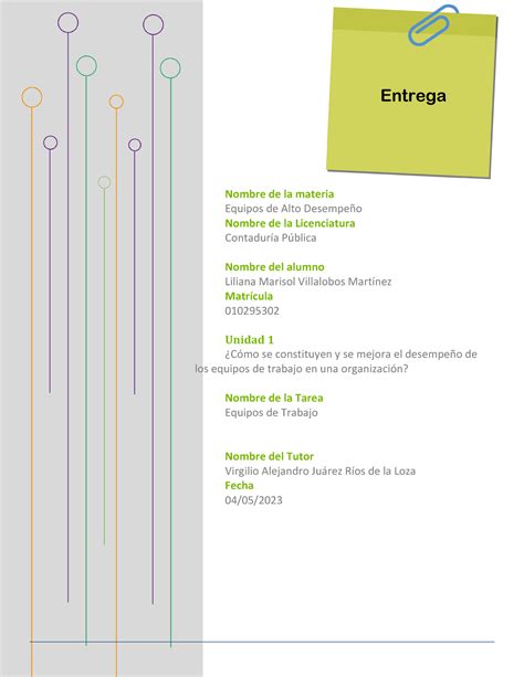 Tarea 1 Equipos DE Trabajo Nombre De La Materia Equipos De Alto