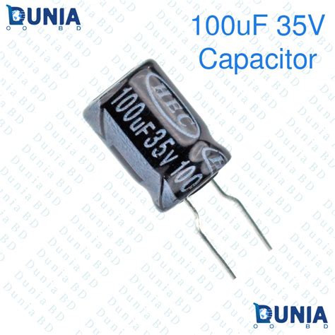 Uf V Capacitor Radial Electrolytic Capacitor Polarized Aluminium