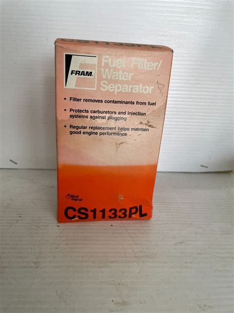 Fuel Water Separator Filter Fram CS1133PL For Sale Online EBay