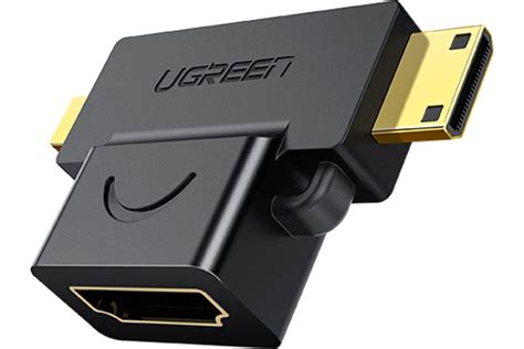 Адаптер Ugreen Hd129 Micro Hdmi Mini Hdmi Male To Hdmi Female Adapter