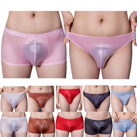 Tiaobug Sexy Herren Sissy Slips Boxershorts Tanga H Schen Spitze Slip