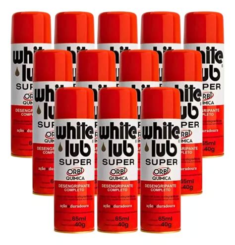 Kit White Lub Super Desengripante Spray Lubrificante Ml