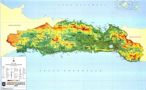 Letak Geografis Kabupaten Dan Kota Di Prov Gorontalo Tentang Provinsi