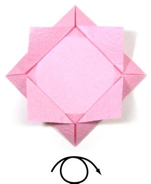 How to make an easy origami lotus flower: page 6