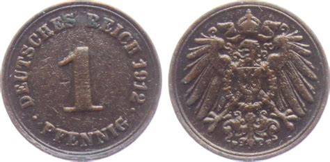 Kaiserreich Pfennig F Pfennig Gro Er Adler Vz Zap Ma Shops