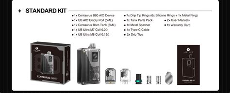 lost vape centaurus  aio pod kit ml clearance vapormocom