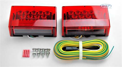 Led Submersible Boat Trailer Light Kit Complete