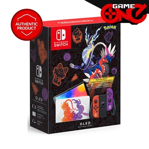 Nintendo Switch Oled Model Pokemon Scarlet And Violet Edition Shopee