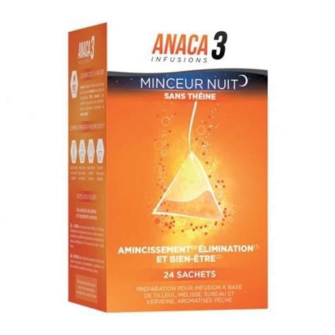 Anaca Infusions Minceur Nuit Sachets Cdiscount Sant Mieux Vivre