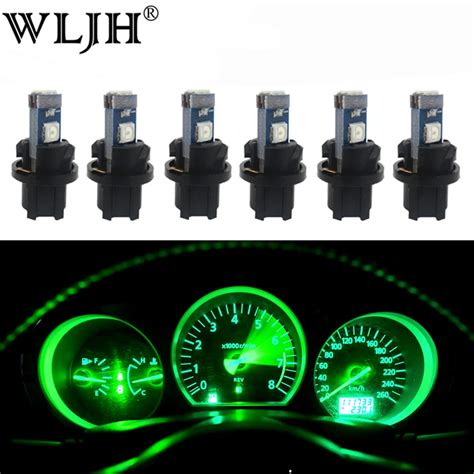 Wljh Pcs Smd T Car Light Canbus Instrument Dash Led Speedo Gauge