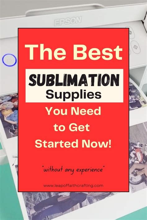 Sublimation Supplies and Blanks to Get Started! - Leap of Faith Crafting