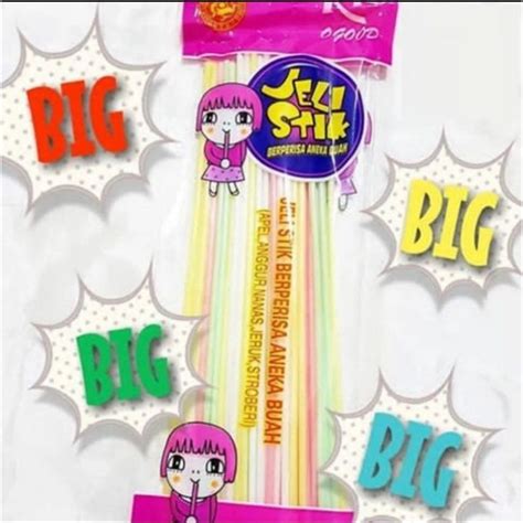 Jual Permen Sedotan Jelly Stick Jadul Panjang Rasa Mix Fruit Shopee