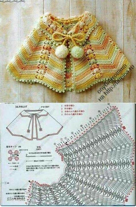 Idées De Ponchos Au Crochet Pour Enfants