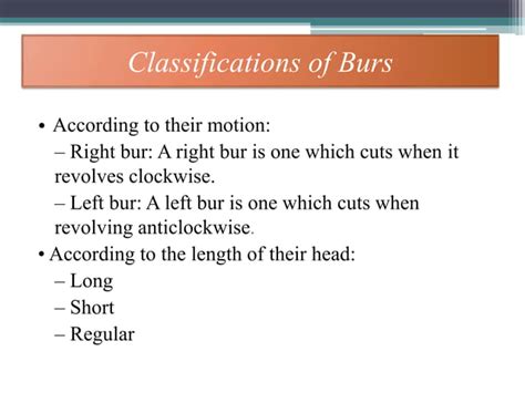 Dental burs | PPT