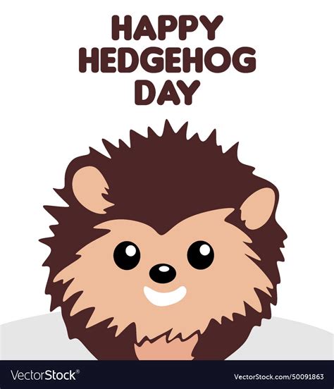 National hedgehog day Royalty Free Vector Image