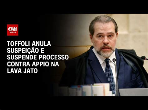 Após anular suspeição Dias Toffoli deve decidir se Appio voltará ao