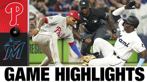 Phillies vs. Marlins Game Highlights (4/15/22) | MLB Highlights - Win ...