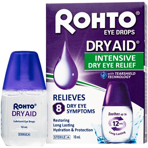 Nhỏ Mắt V.Rohto Dry Aid 10Ml Cấp Ẩm Bảo Vệ Mắt Khỏi Các Triệu Chứng Khô ...