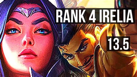 Irelia Vs Akshan Mid Rank 4 Irelia 9 3 12 Dominating Rank 30 Kr Challenger 13 5 Youtube