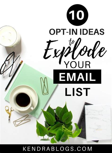 Creative Email Opt In Ideas To Skyrocket Your List