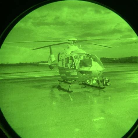 Helicopter through night vision goggles | Hampshire and Isle of Wight ...