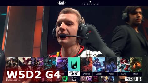 Mad Lions Vs G2 Esports Week 5 Day 2 S10 LEC Spring 2020 MAD Vs G2