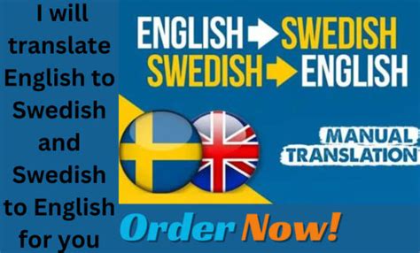 Translate English To Swedish And Swedish To English For You By