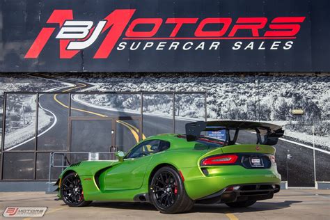 Used Dodge Viper Acr Extreme Snakeskin Green For Sale Special