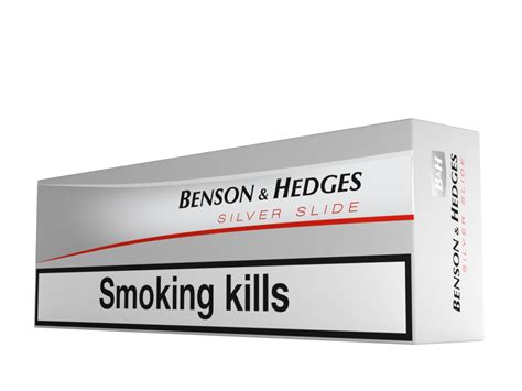 Benson & Hedges Silver Slide Box of 10 packs - Hello Cigarettes