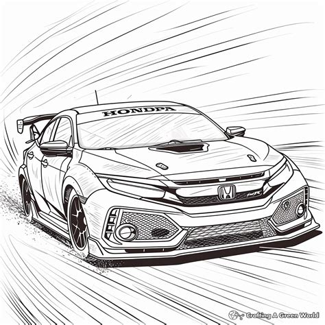 Honda Coloring Pages - Free & Printable!