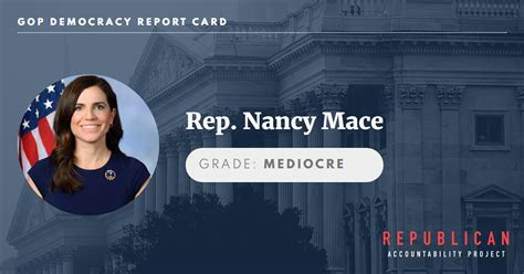 Rep. Nancy Mace - Republican Accountability