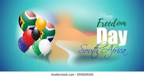 Vector Illustration South Africa Freedom Day Stock Vector (Royalty Free ...