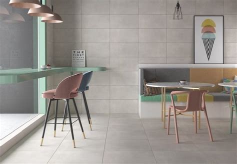 Athena Cement Effect Porcelain Wall And Floor Tiles In 2 Sizes And 4 Colours Eurotiles And