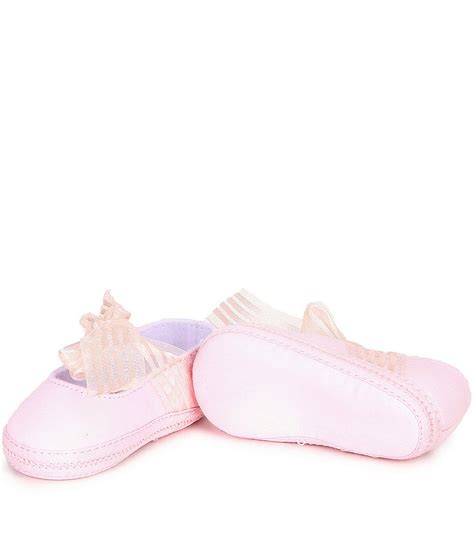 Baby Deer Girls Ava Ballet Bow Crib Shoes Infant Dillards