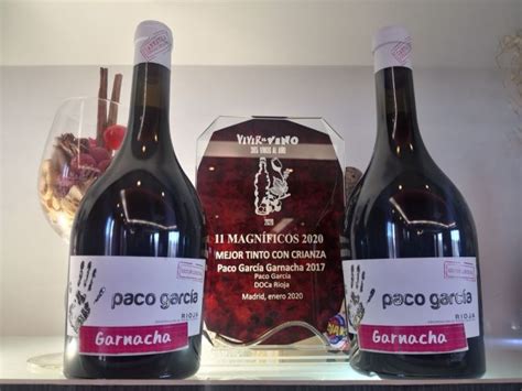 Paco García Garnacha Nombrado Mejor Vino Tinto Con Crianza De España