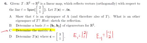 Standard Matrix Of Linear Transformation