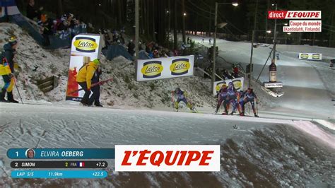 Julia Simon Deuxi Me De La Mass Start Derri Re Elvira Oeberg Biathlon