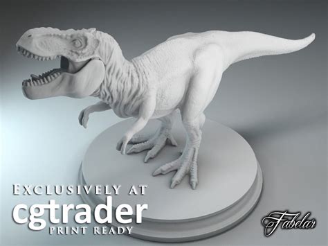 Tyrannosaurus Rex Print-ready 3D model 3D printable | CGTrader